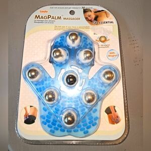 Lindo MagPalm Blue and Silver Massager NEW